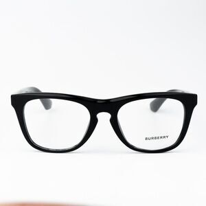 NEW Burberry BE2409 3001 Black Square Unisex Eyeglasses BE 2409